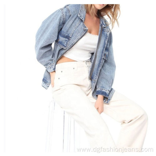 Oversized Style Fashion Lady Denim Jackets